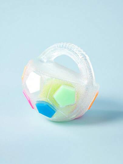 PETSIN 宠物狗玩具：足球形，耐用橡胶，吱吱作响，无需电池，适合中大型犬，互动和陪伴玩具