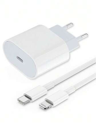 Kompatibel med Apple iPhone-laddare, 20W iPhone snabbladdare med 1M/2M TYPE-C till Lightning-kabel, snabb iPhone-laddare, USB C-laddare kompatibel med iPhone 14/13/12/11/X/8/7 telefonladdare snabbladdning