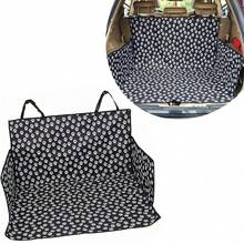 Waterproof Pet Car Seat Cover, Paw Print Design, Washable Dog Seat Pad, Oxford Cloth Seat Cover, Trunk Protector, Suitable For Car, Trunk, Vehicle, Dog Supplies - Multicolor - View 2