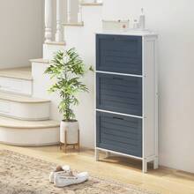 HOMCOM Shoe Cabinets - Xám - Xem 1