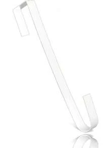 Wreath Hangers Front Door, 15 Wreath Hanger, Indoor Or Outdoor Over Door Wreath Hook Hanger Easter Spring Halloween Xmas Wreath Decorations, Steel Material, 20lb Load Bearing(White) - 1pcs - 查看 1