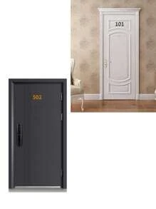 5厘米3D自粘电子邮件号码，现代门牌号，外部地址号码，门牌号，办公室，酒店房间，公寓，免费混合数字0-9