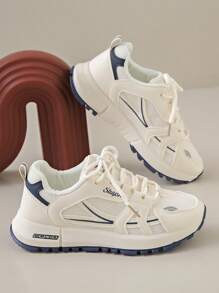 ZKBBO Women's Casual Sneakers Breathable Mesh Comfy All-Match Fitness Walking Shoes