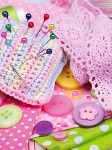 100 piezas/Caja Alfileres decorativos de plástico con perlas falsas de colores para hacer ropa, San Valentín, boda de San Valentín, manualidades de cumpleaños, suministros de costura, accesorios de costura, manualidades DIY, diseño de moda y acolchado - Colores surtidos, accesorios de costura, alfileres de acolchado, suministros de manualidades, agujas multiusos, caja de almacenamiento duradera - Multicolor - Ver 10