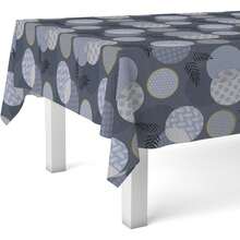 Ecommerc3 Waterproof And Stain-Resistant Oilcloth Tablecloth, Various Colors Available - Oilcloth Tablecloth For Indoor And Outdoor Use, Prevents Liquids And Stains - Optimal Fit And Easy To Clean 100% Made In Spain - 藍色鏡片 - 查看 4