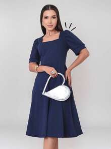 Milimetrica Women Dresses - Navy Blue - View 7