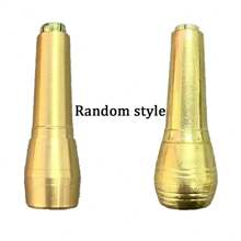 5 قطع / مجموعة إبرة مدببة مع مقبض نحاسي و 3 رؤوس إبرة، لفة خيط النايلون 50 متر، لآلة الخياطة الجلدية والأحذية اليدوية وإصلاح الجلد