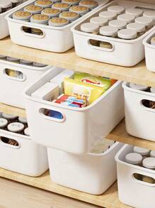 3/2/1件大容量塑料储物盒，桌面整理箱，适用于浴室、厨房、衣服、化妆品，整洁干净