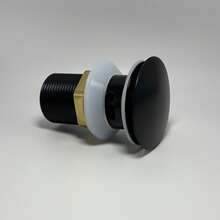 1pc Stainless Steel Pop-Up Sink Faucet With Drain Stopper, Hole-Style Drain, Baked Paint Finish, Suitable For Bathroom & Kitchen Drainage, Manual Operation, No Electricity Required (Matte Black, Electroplated Silver, Brushed Gold, White - 4 Color Options), Bathroom Sink Stainless Steel Pop-Up Drain, Washbasin Drain, Anti-Odor Bathroom Sink Drain Kitchen Items Kitchen Accessories Kitchen Tools - Multicolor - View 9