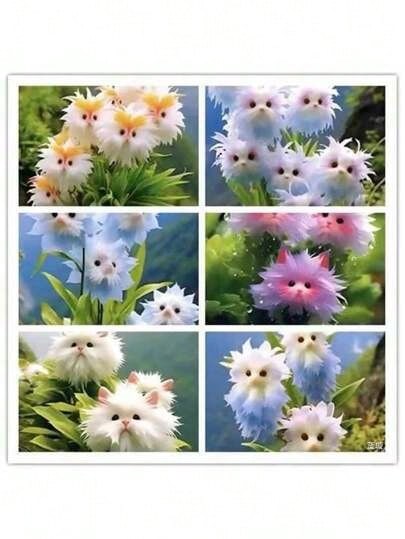 Reyrs Vitality Seeds Rich Fragrance Heat-Resistant Collection Of Flowers, Potted Plants, Green Plants, Cold-Resistant Cats, Color-Absorbing, Flowers, Orchids, Indoor And Outdoor Flowers, Formaldehyde Removal Resistant To Dryness And Able To Survive - 混色[四季花開]10球 - 查看 1