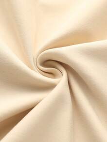 Áo thun ngắn tay rộng rãi, mềm mại, in hình dâu tây và hoa ngọt ngào dành cho bé gái, kiểu dáng thường ngày mùa hè. - Màu be - Xem 7