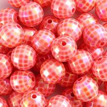 4/10/20pcs Acrylic Shiny Red Cute Strawberry Series Disco Wave Point Spaced Bead For Jewelry Making Bracelet Necklace Earrings DIY Keychain Mobile Phone Chain Pen Bead Craft - Red - View 10