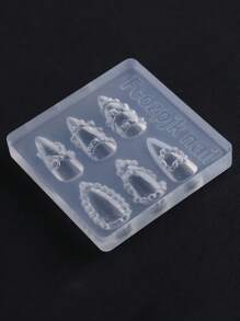 1件套浮雕法式蛋糕奶油美甲雕刻模具蝴蝶结蛋糕蕾丝裙奶油条纹蝴蝶结设计DIY小清新情人节美甲脱模工具美甲沙龙用品工具 - 無色 - 查看 7