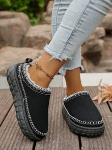 Dicksohlige Schneestiefel, geeignet für Teenager und Hausschuhe