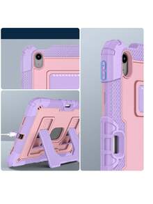 1 件大号支架平板电脑保护套,带肩带,兼容 iPad Mini 6 (2021)/Mini 7 (2024)、iPad 10.2 7th 8th 9th (2019/2020/2021)、iPad 10th 10.9 (2022)/iPad (A16) 11" (2025)、iPad Air 4 10.9 (2020)、iPad Air 5 10.9 (2022)、iPad Air 11 M2/M3 (2024/2025)、Tab A9 Plus 11",带铅笔插槽 - 彩色 - 查看 8