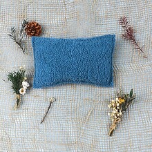 Newborn Photography Props Teddy Fleece Baby Pillow, Soft Infant Head Support Cushion For Photoshoot Studio Shooting Backdrop Accessories Baby Shower Gift - Multicolor - View 16