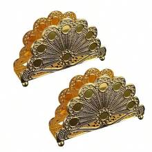 1个欧式立式纸巾架，金属复古餐桌餐巾夹，餐厅纸巾盒