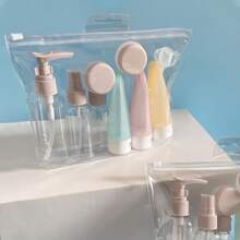 11pcs/8pcs/3pcs 2.71oz Refillable Portable Travel Bottles Set For Toiletries, Bath And Cleaning Separate Bottles