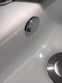 5 szt. plastikowy pierścień przelewowy do zlewu kuchennego i łazienkowego, posrebrzany, podwójny pierścień przelewowy