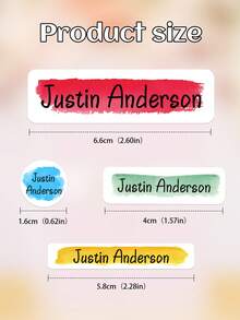 Etiquetas personalizadas con nombre para útiles escolares | Pegatinas impermeables | Etiquetas con nombre personalizadas | Etiquetas para guardería. Etiquetas con nombre para útiles escolares | Pegatinas impermeables personalizadas Etiquetas con nombre personalizadas | Etiquetas para guardería - Multicolor - Ver 6