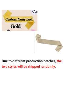 Customized Text Party Sash, Customized Logo Text Personalized Sash, Bride-To-Be Sash, Bachelorette Party Sash, Beauty Pageant Birthday Customized Sash, DIY Sash, Customized Bride Sash, Bachelorette Party Favor, Bride-To-Be Sash, Personalized Sash, Bachelorette Party Sash, Customized Sash, Party Favor, Personalized Gift, Wedding Party, Gift, Bridesmaid Proposal Gift - Multicolor - View 6