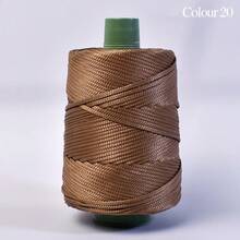 1件6mm超粗轻质冰麻线粗空心冰丝线手工编织钩花夏季清凉帽帽袋靠垫夏季专用线 - 彩色 - 查看 24