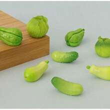 50 cái/30 cái/20 cái/10 cái/5 cái Đồ trang trí rau củ mini chân thực, Phụ kiện phong cảnh thu nhỏ, Trang trí nhà búp bê, Trưng bày rau củ siêu thị tí hon, Bộ sưu tập đồ ăn & đồ chơi, Đạo cụ chụp ảnh phong cảnh thu nhỏ, Quà Giáng sinh, Trang trí phong cảnh Giáng sinh thu nhỏ - Nhiều màu - Xem 10