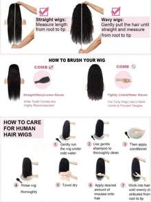 Body Wave Lace Front Wigs Human Hair 13x4 HD Transparent Glueless Wigs Human Hair Pre Plucked Bye Bye Knots 200 Density Brazilian Water Wave Human Hair Wig For Women With Baby Hair Natural Color 40inch - Natural Black - 查看 10