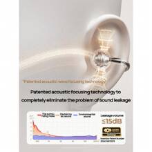 sanag S8S骨傳導長續航耳機 持久播放 輕量化設計人體工學耳掛設計 商務差旅/運動場景全覆蓋 冰泉藍