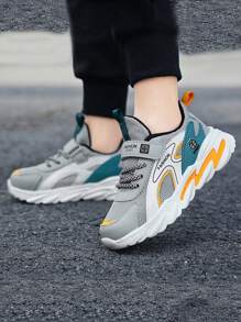 Kids Shoes, New Boys' Mesh Breathable Running Shoes