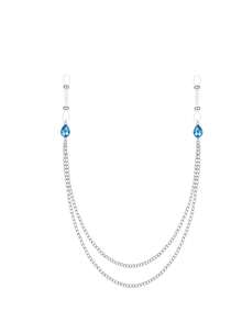 1 chiếc khuyên ngực và dây chuyền xỏ khuyên cơ thể thời trang tối giản gợi cảm - Nhiều màu - Xem 8