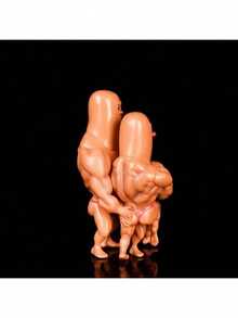 1pc Funny Muscular Man Shaped Figurine, GK, Mole Brothers, Humorous Decorations, Anime Figure, Desktop Decor, Gift, Creative & Interesting