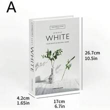 1pc/4pcs Modern Decorative Fake Books, Home Decor Book Props, Faux English Books