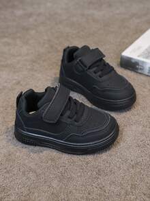 Barnskor, Flickor Höstskor 2024 Nya, Pojkskor, Pojk Vårskor, Vårversion, Småbarns Canvasskor - Svart - Visa 6