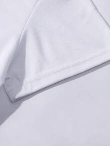 Camiseta con estampado geométrico con número - Blanco - Ver 7