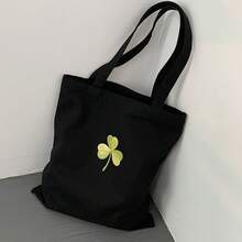 Women Top Handle Bags - [幸運草]黑色 - 查看 9