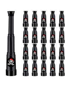 10pcs Pirate Telescope Prop - Portable Collapsible Spyglass | Halloween Decoration For Pirate Costume Accessories - Multicolor - View 1