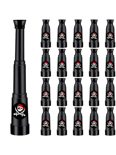 10pcs Pirate Telescope Prop - Portable Collapsible Spyglass | Halloween Decoration For Pirate Costume Accessories