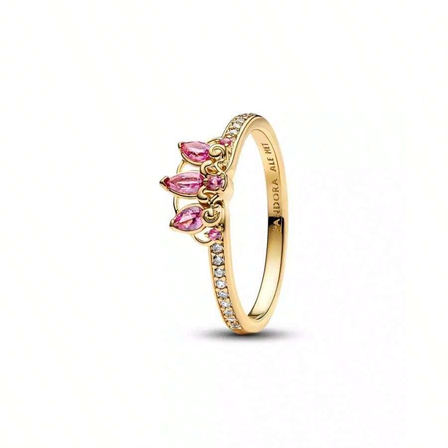 Pandora Princess Rapunzel Tiara Ring | | Women Bangles - Mạ vàng - Xem 1
