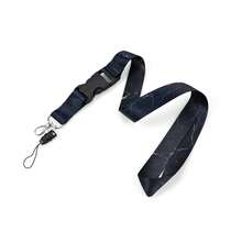 Cordón para llavero con tabla periódica de química, soporte desmontable para tarjeta de identificación con correa de arcoíris, correa para el cuello y teléfono con clip desmontable, adecuado como regalo de Acción de Gracias para maestros, arcoíris - Azul - Ver 9