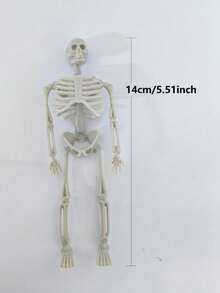 5pcs/10pcs Halloween Hanging Decor Skull Ornaments, Halloween Props Skull Model Figurines For Haunted House, Bar, Bedroom Decoration