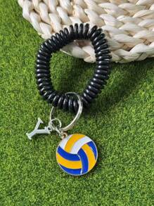 个性化排球钥匙扣礼品，送给段街运动员的礼物，感恩节和圣诞节礼物 - 黃色 - 查看 37