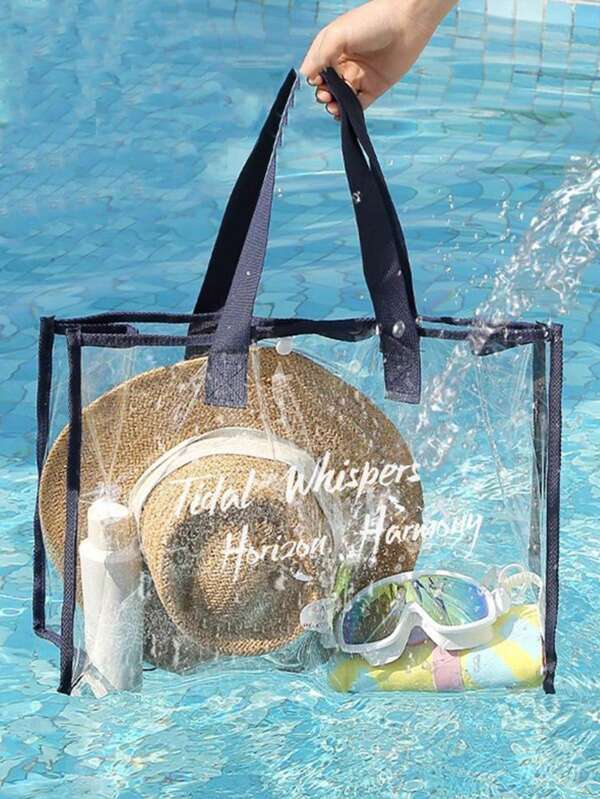 Uma bolsa tote feminina de praia para o verão - um presente de volta às aulas. É uma bolsa de ombro prática em malha que também pode ser usada transversalmente. Equipada com forro de poliéster, é muito adequada para viagens e atividades ao ar livre. Pode ser usada como bolsa de higiene para guardar itens de higiene pessoal durante as férias de verão na praia. Também é uma ótima ajuda para guardar itens de férias, materiais de estudo, itens essenciais de viagem e itens para dormitórios femininos.