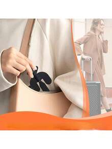 1PC Portable Door Lock Home Security Door Locker Hotel Door Locks For Travelers Travel Lock For Door Locks From Inside Bedroom Hotel Rooms Home Apartment Security Travel Gifts Must Haves Essentials - Black - View 9