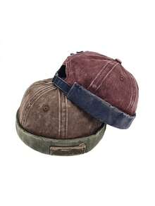 1 件复古星形软顶无檐便帽，男女通用，适合户外运动和休闲穿着，四季皆宜 - A - 查看 11