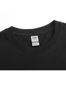 Women'S Graphic Tee- AS ABOVE SO BELOW Mystical Tree Design Short Sleeve Crew Neck-Shirt, Black& White Geometric Print Casual Top, Regular Fit All-Season Comfort, Washable, Comfortable Clothing - 黑色 - 查看 4