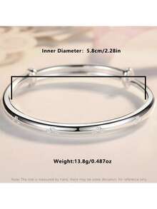 1 szt. Regulowana bransoletka z skręconej liny ze srebra platerowanego miedzią