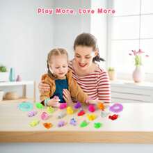 Efisday 38PCS Sensory Dinosaur Squsihies Toys For Kids, Stretchy Strings Cute Squishy Mochis Stress Relief Fidget Toy Set Adults & Children, Great For Classroom Prize Birthday Party Favor Gifts - 混合色 - 查看 5