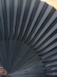 3pcs Black Classic Folding Hand Fan, Great Gift For Summer Cooling, Elegant And Fashionable Black Folding Fan, Easy To Carry And Store, Suitable For Weddings, Parties, Performances, Dancing, Home Decor, Festivals, Birthday Gifts, Graduation Gifts And More Occasions. - Multicolor - View 8