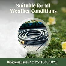 Garden Leader Hose 75Ft With Brass Thread And Swivel G Sleeve, 5/8"" Leader Garden Water Hose With Male To Female Fittings For - 彩色 - 查看 6